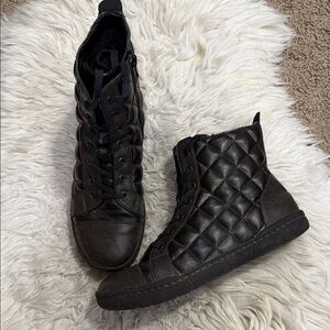 BOC Born Concept Brightops high top sneakers 8 M Gun Metal‎ Gray